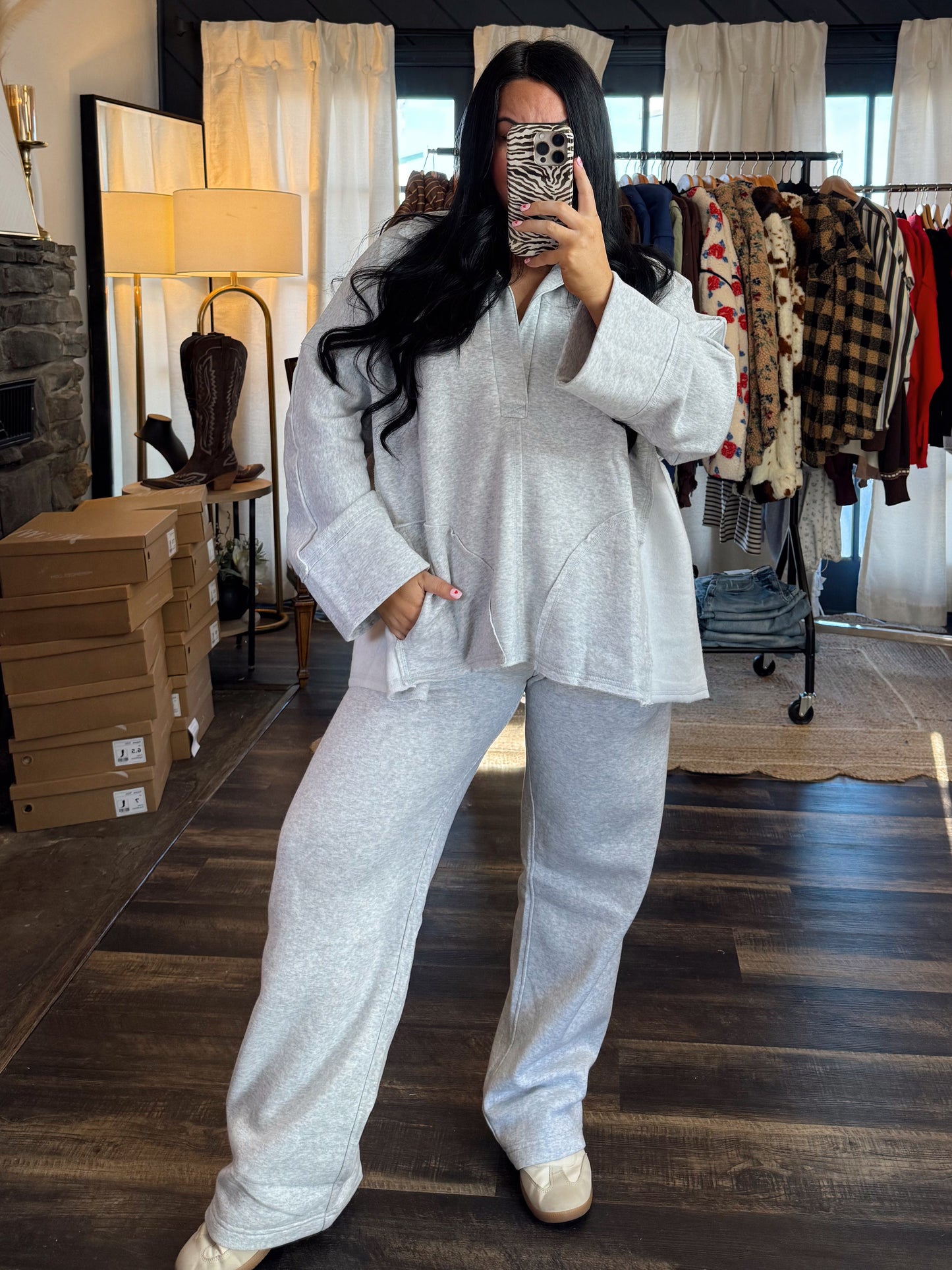 Oversize V-Neck Pullover