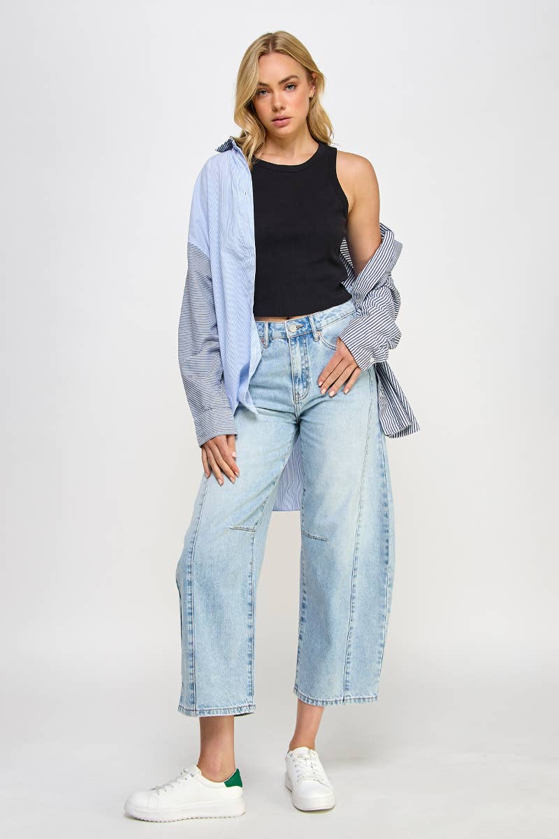 Karson Baggy Barrel Jean