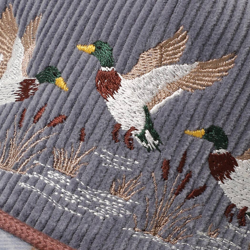 Mallard Ducks Corduroy Trucker Hat