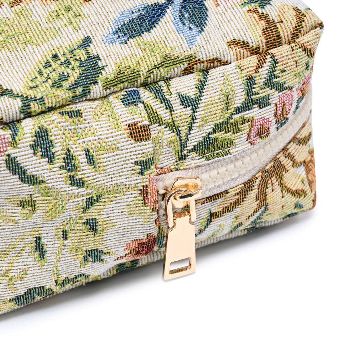 Garden Tapestry Cosmetic & Travel Organizer Pouch