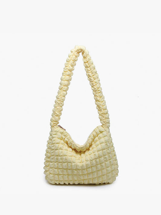 Rosemary Quilted Puffy Crossbody Bag