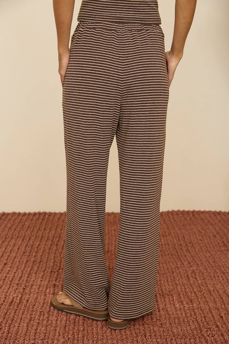 Soft Knit Stripe Lounge Pants